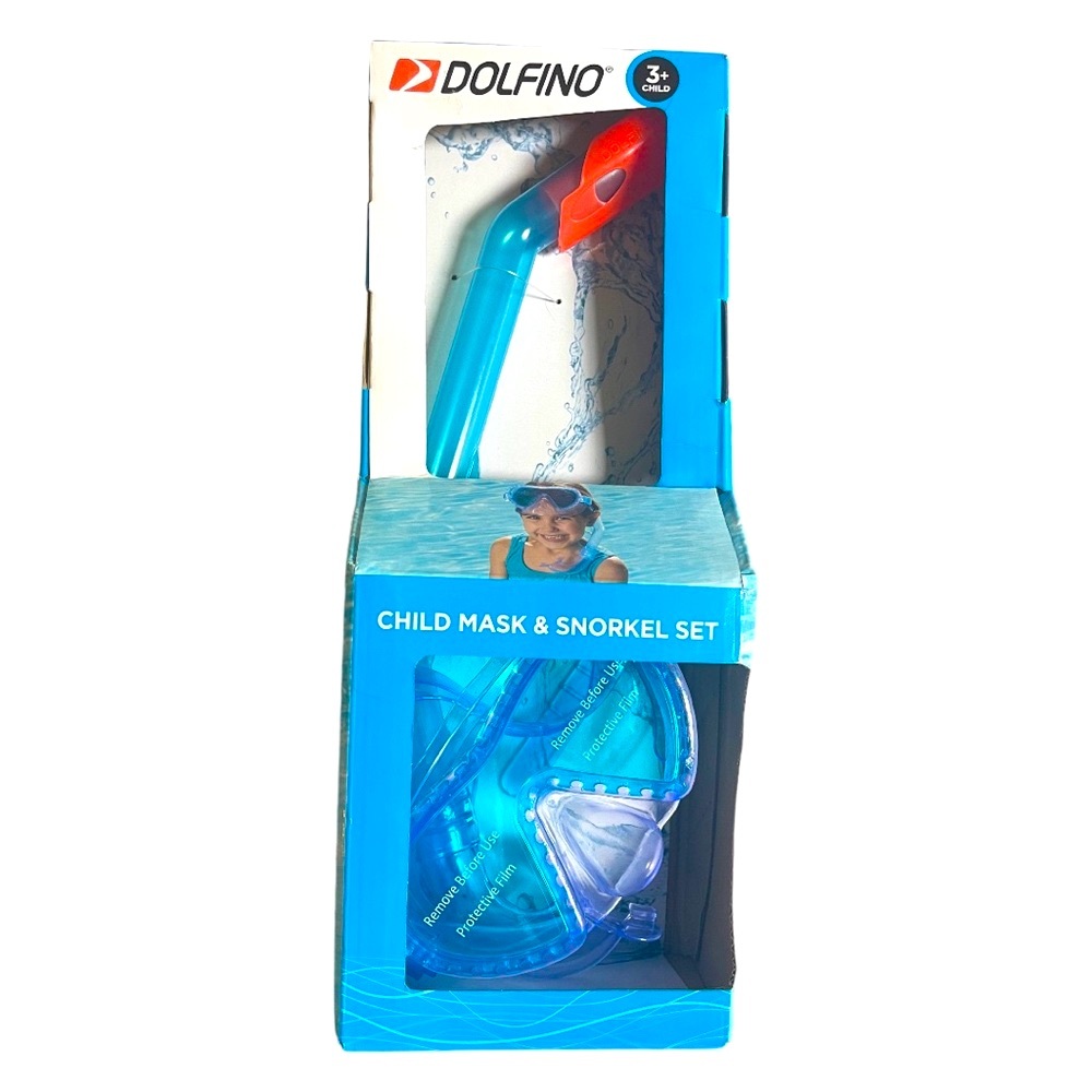 NWT DOLFINO Child Mask and Snorkel Set